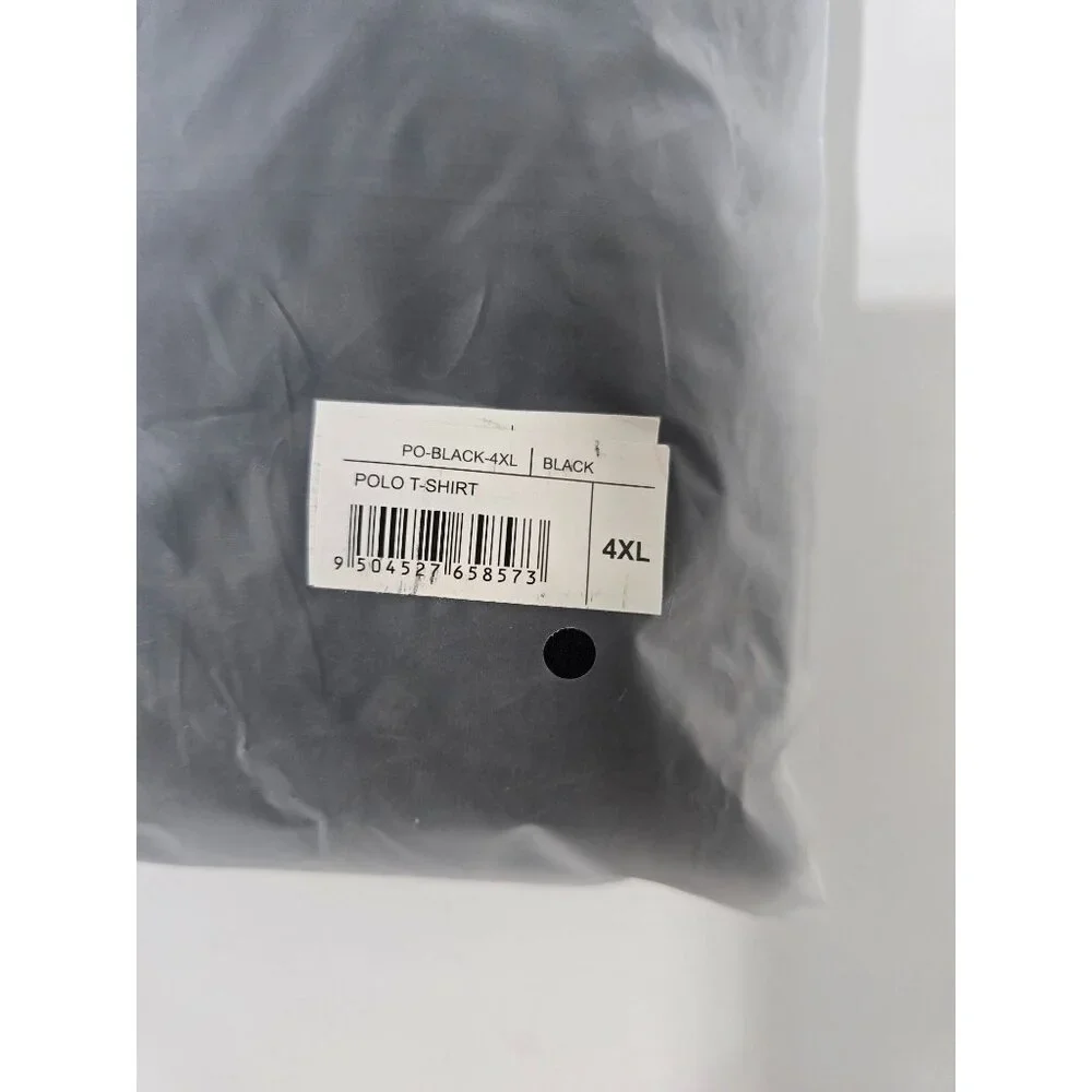 Built Different Black Polo‎ Size 4XL